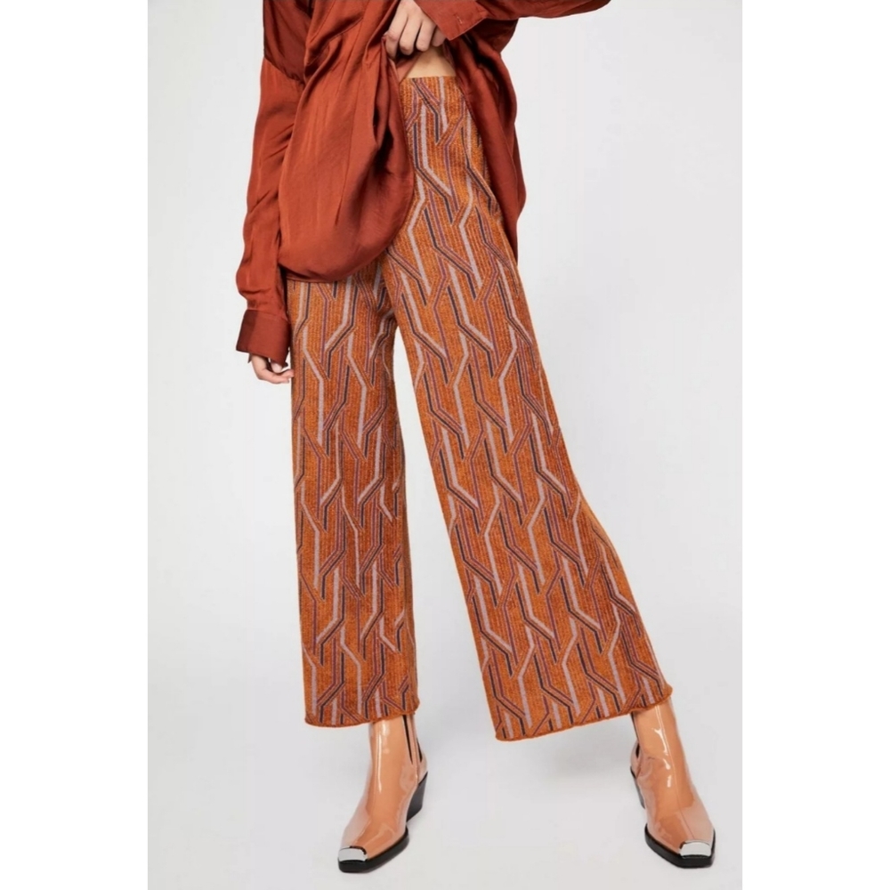 SOLD. Free People | Alina Pull On Wide Leg Pants Nwot - Picture 11 of 12